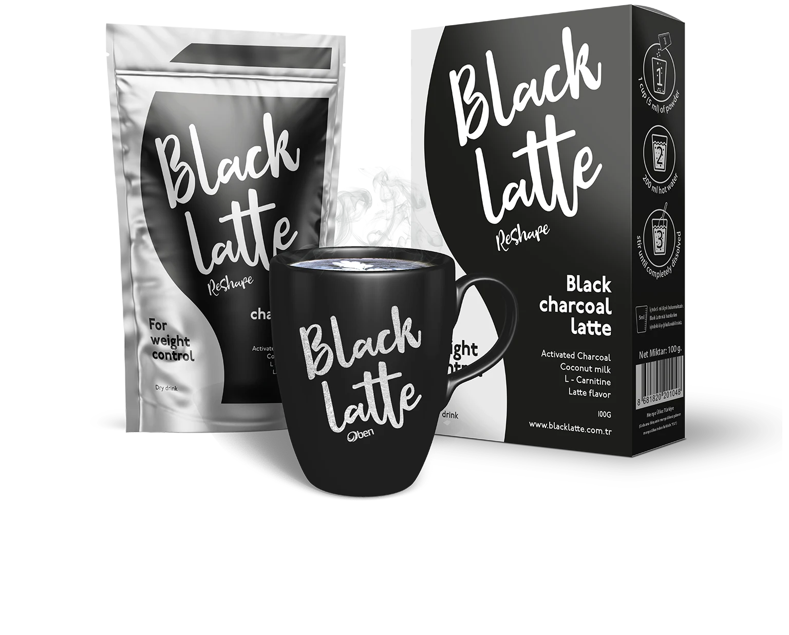 Черный Латте Black Latte